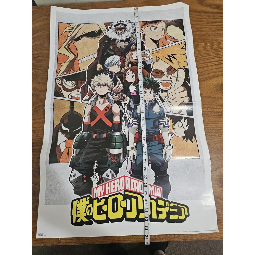 Trends My Hero Academia Anime Poster Izuku Bakugo Todoroki 22x34 Large Wall Art - Picture 4 of 5